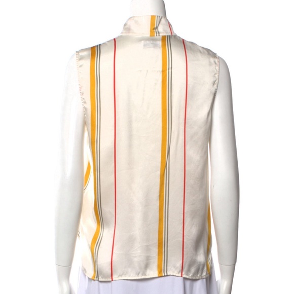 FRAME Silk Blouse Small - Picture 3 of 3